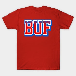 Buffalo Football Retro Sports Letters T-Shirt